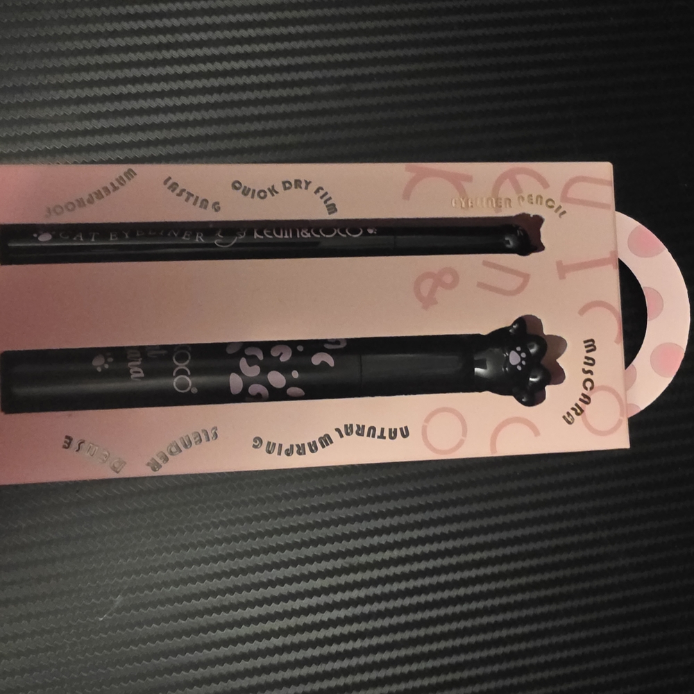 Black Mascara & Eyeliner Set - Black